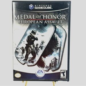 Vintage Nintendo GameCube Medal of Honor: European Assault EA Games Rated T